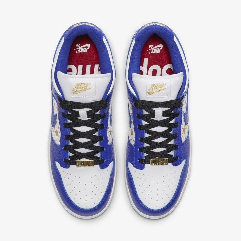 Supreme x Nike SB Dunk Low Hyper Royal | DH3228-100 | Grailify